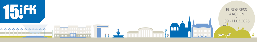 Header banner for the conference: 15. Internationales Fluidtechnisches Kolloquium. This goes from 9 March 2026 to 11 March 2026 in Aachen.